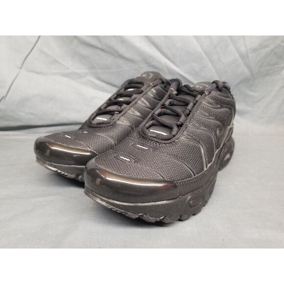 Nike Air Max Plus (PS) Sneakers Mesh Triple Black Size 12c BRAND NEW IN BOX! - Picture 3 of 7
